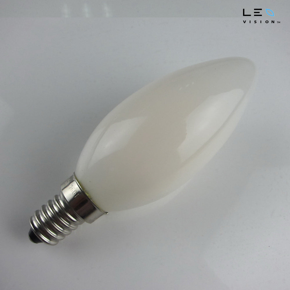4W LEDVISION™ Filament Kerze E14 Opal dimmbar