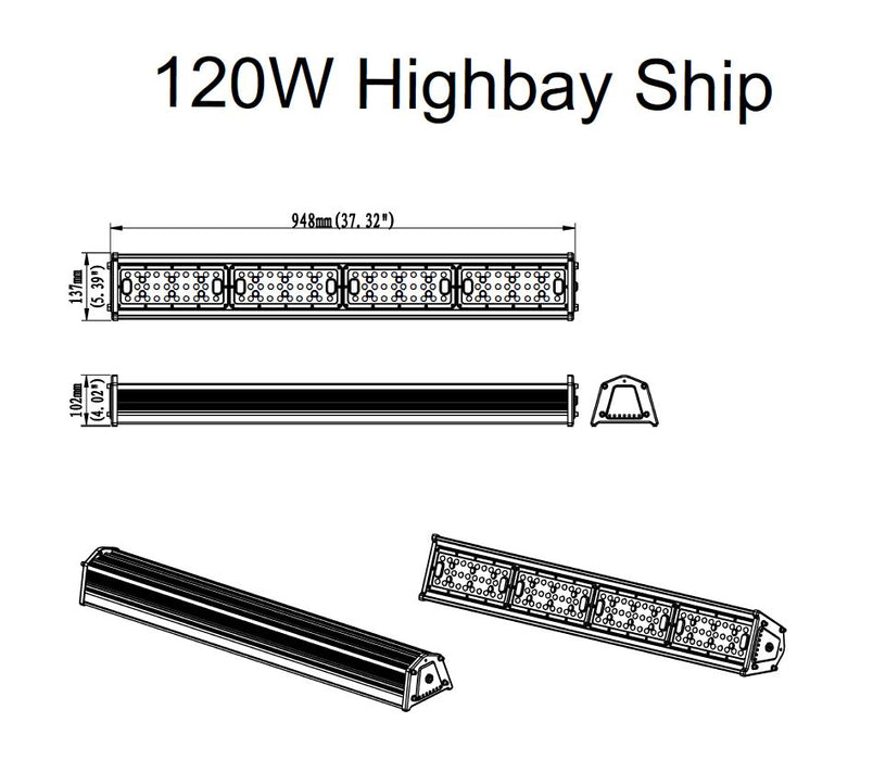 LEDVISION™ Highbay Ship 120W