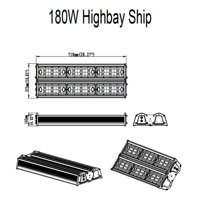 LEDVISION™ Highbay Ship 180W