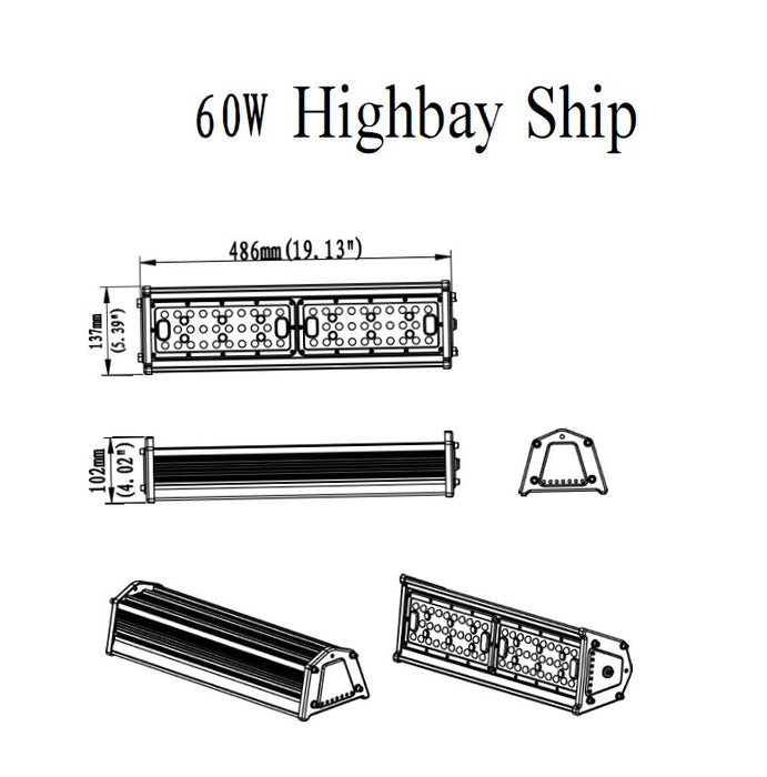 LEDVISION™ Highbay Ship 60W
